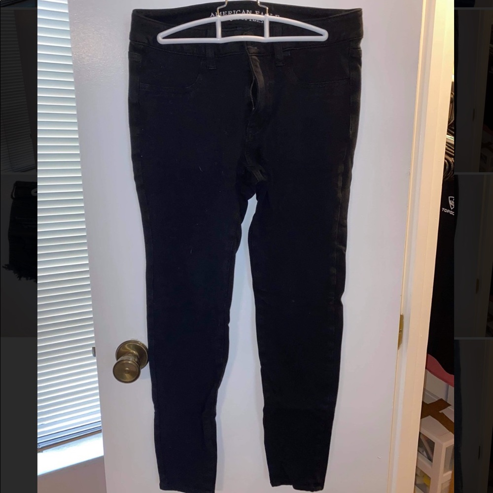 American Eagle black jegging